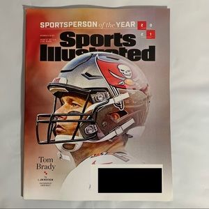 Sports Illustrated Magazine Tom Brady Buccaneers 2021 SPORTSPERSON OF THE YEAR